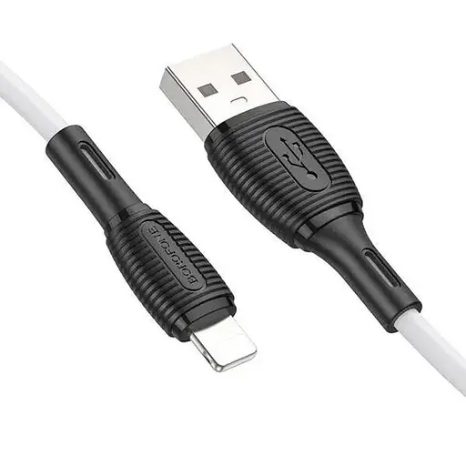 Дата кабель Borofone BX86 Advantage USB to Lightning (1m) White - фото 4