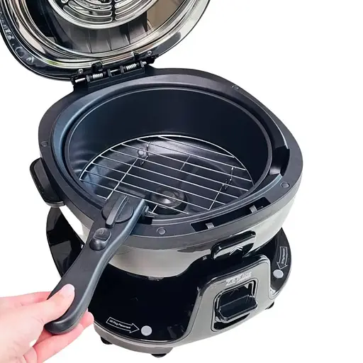 Аэрофритюрница Zepline ZP-140 на 10л с функцией вращения Smart с сенсорным управлением 4000Вт - фото 5