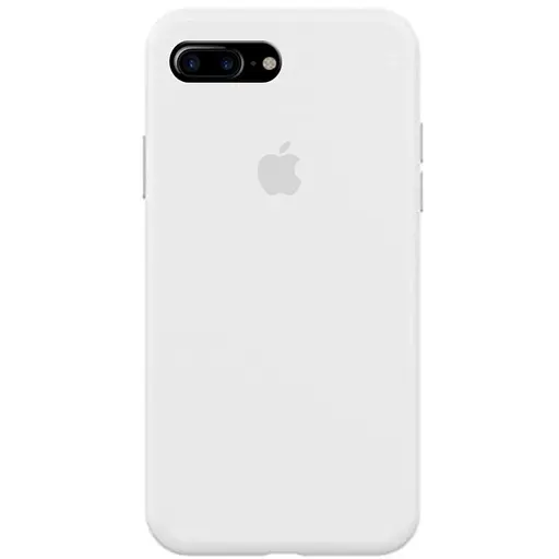 Чехол Silicone Case Full Protective AA для Apple iPhone 7 plus/8 plus 5.5 Белый/White - фото 1