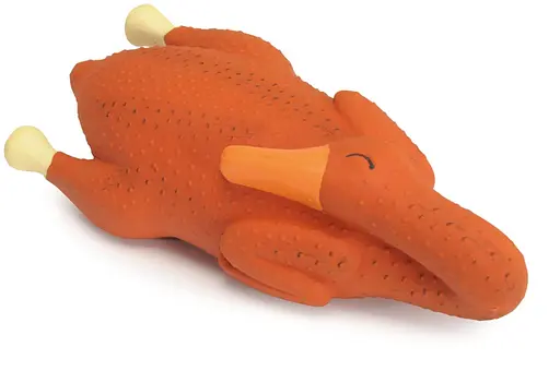 Іграшка для собак Camon качка латексна з пищалкою набита ватою 23.5 см (AH229) - фото 2