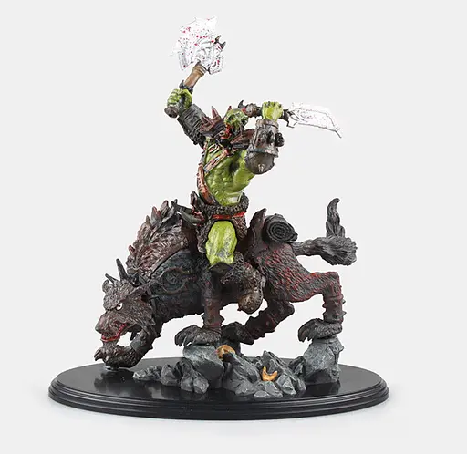 Фігурка World of Warcraft Orc Wolf Rider Riding Wolf Світ Військового Ремесла Орк Наїзник 26 см WOW 21.80 - фото 2