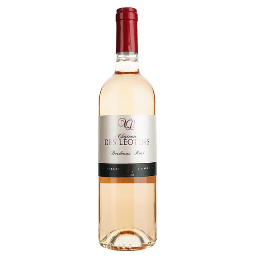 Вино Chateau des Leotins Bordeaux Rose, розовое, сухое, 0,75 л - фото 1