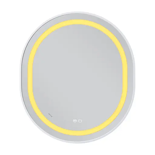 Дзеркало Mixxus Premium Ellipse MV05-80x70-Reverse white MP6645, Білий - фото 3