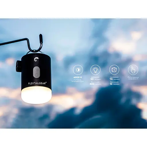 Насос-ліхтар-powerbank кемпінговий Flextail Max Pump 2 Pro, білий - фото 7