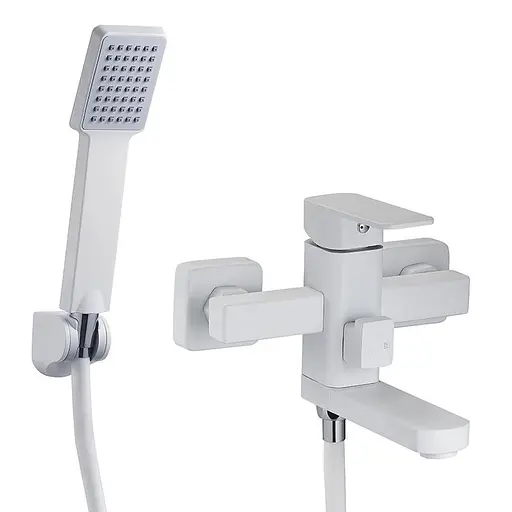 Змішувач для ванни Zegor LEB3-A123YW одноважільний білий 30412 - фото 1