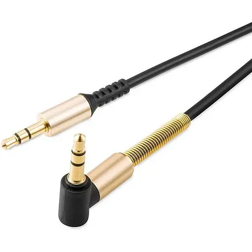 Кабель Aux Audio Hoco UPA-02 3.5-3.5 1m (Black) [23421] - фото 3