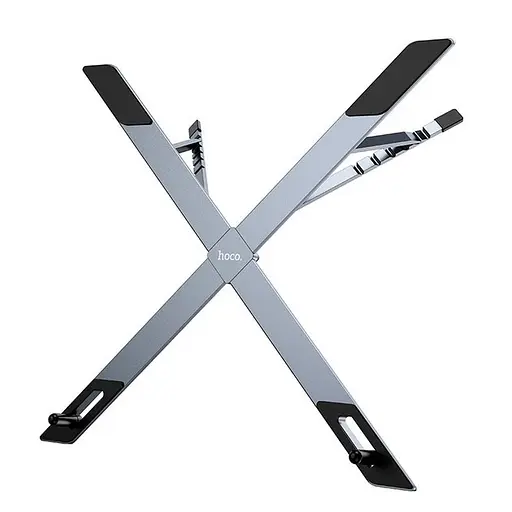Подставка для ноутбука HOCO HD9 Action metal folding notebook holder серая - фото 3
