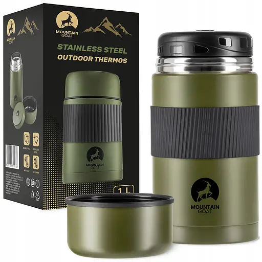 Термос для еды Mountain Goat 1 л Navy Green (P-5907739315786) - фото 1