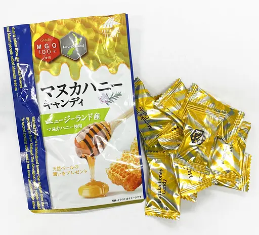 Леденцы с медом манука Unimat Riken MGO 100+ 10 шт. - фото 3