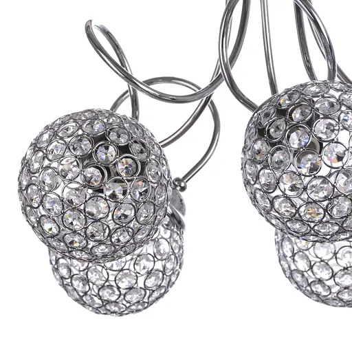 Люстра Brille потолочная молекула E14 40W CH (BR-01 380S/5) - фото 2