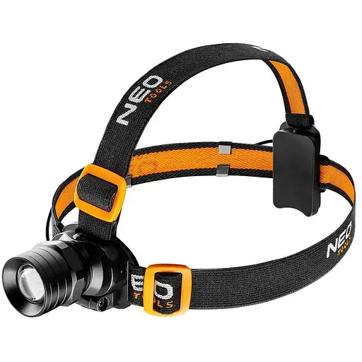 Neo Tools Ліхтарик головний 250 люменів, зум, CREE XPE, батарейки 3xAAA