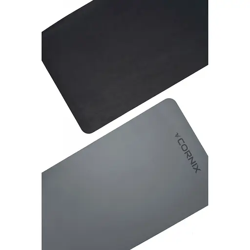 Килимок спортивний Cornix PU 183 x 68 x 0.4 см для йоги та фітнесу XR-0320 Grey - фото 2