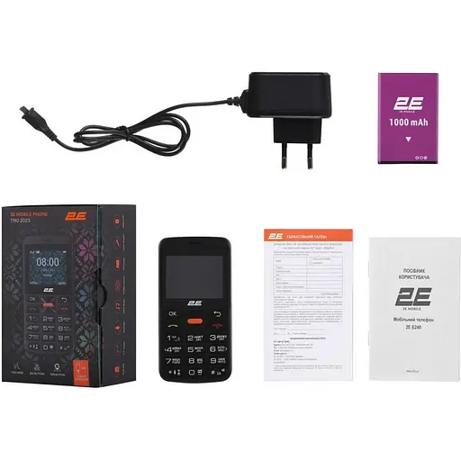 Мобільний телефон бабушкофон 2E T180 MAX Black 688130251051 - фото 10