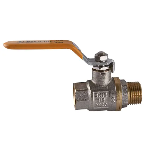 Кран кульовий прямий Solomon 1/2″ ЗВ ЖР PN40 B1002 - фото 2