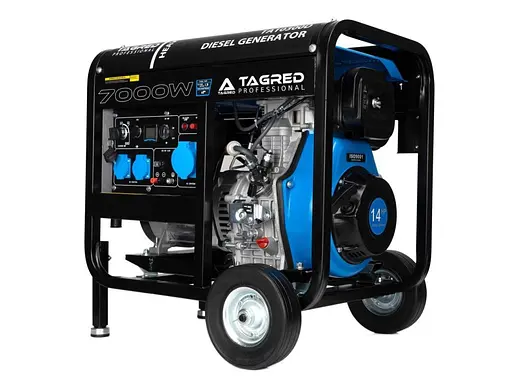 Генератор дизельний Tagred + газова плитка Orcamp CK-505 + електричний обігрівач Gardyer HE2000 та лійка (KTA10300D) - фото 1