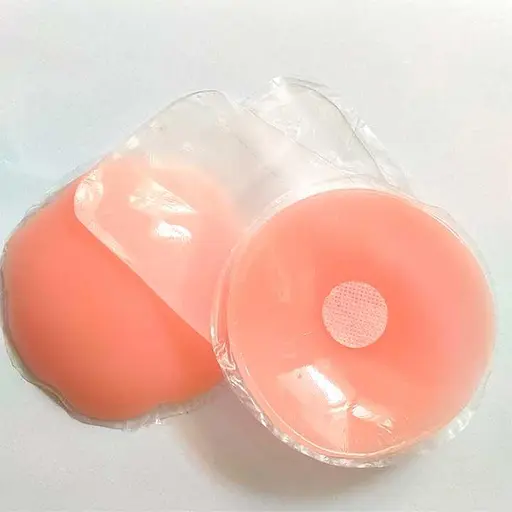 Силіконові наліпки пестіси для сосків One size Бежевий K000907 - фото 2