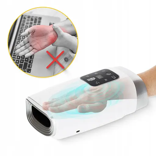 Масажер для рук 4FIZJO Ultra багатофункціональний, з підігрівом White (P-5905973403511) - фото 7