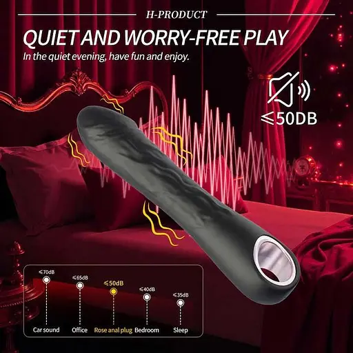 Вибратор для стимуляции точки G Lastic Nyx USB Черный - фото 9