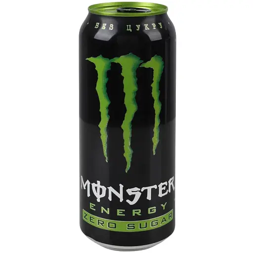 Уцінка. Напій енергетичний Monster Energy Zero sugar безалкогольний 500 мл