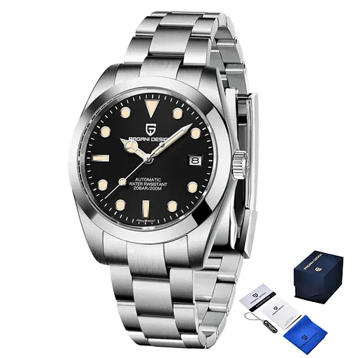 Наручные часы мужские PD-1692 Silver-Black-Orange Pagani Design acs0031128 - фото 1