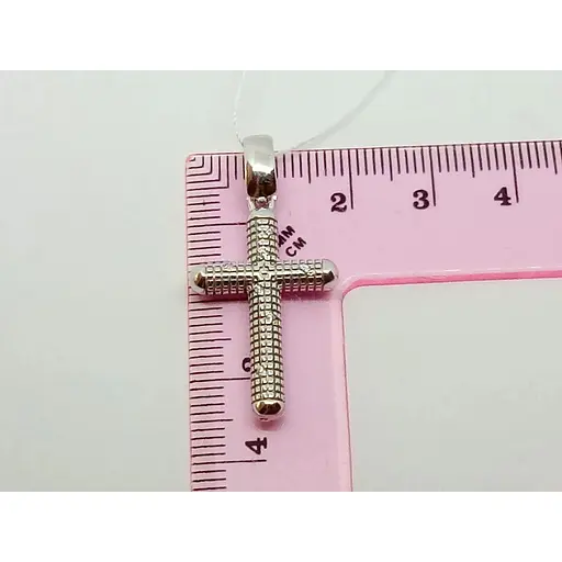 Срібний хрест Харківська ювелірна фабрика з фіанітами. 500090-КРР - фото 3