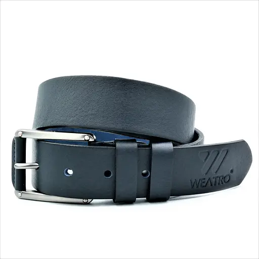 Ремень кожаный Weatro мужской 3,8х115-120 см acs0027488 - фото 3