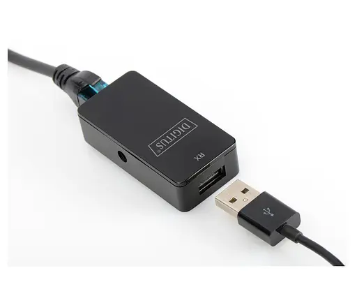Подовжувач USB по крученій парі RJ45 до 50 м Digitus DA73106 UTP Cat5 - фото 3