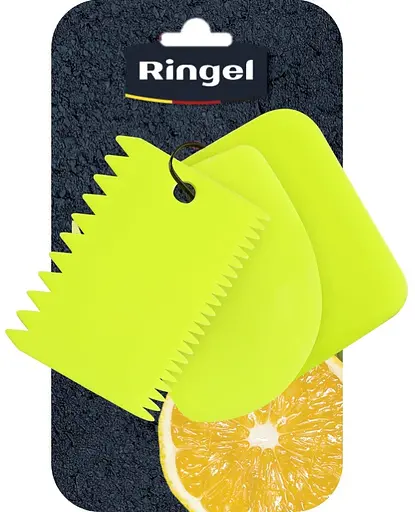 Набір кондитерських скребків Ringel Main пластик 3 шт салатовий (RG-5103/12) - фото 2