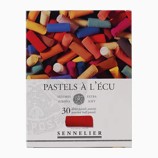 Набор сухой пастели Sennelier Golden Ecu (Золотой экю), 30 1/2 цвета, картон.