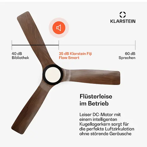 Стельовий вентилятор Klarstein Fiji Flow Smart (10046092) - фото 5