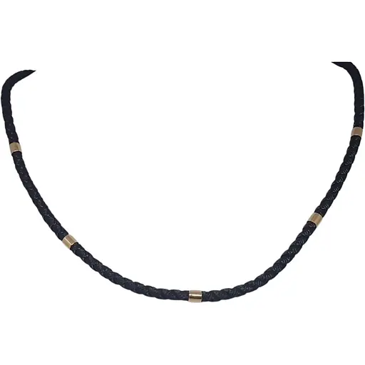 Ювелірний шовковий шнурок Імперія золота з золотими вставками. ПК101.2И 50