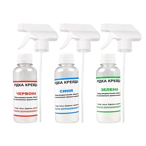 Набор для творчества "Жидкий мел" Strateg 30925 бутылки со смесью - фото 5