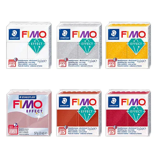 Пластика Effect з блискітками 57г Fimo - фото 3