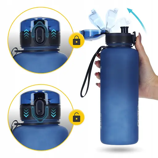 Пляшка для води 4FIZJO спортивна 1000 мл Blue (P-5905973403771) - фото 7