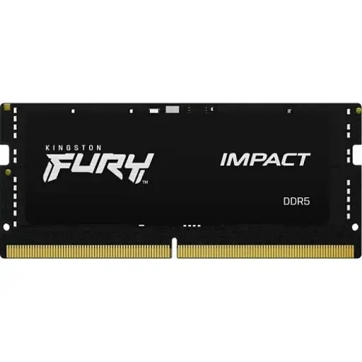 Память SO-DIMM, DDR5, 16 ГБ, 6000 МГц, Kingston Fury Impact, 1,35 В, CL38 (KF560S38IB-16) - фото 1
