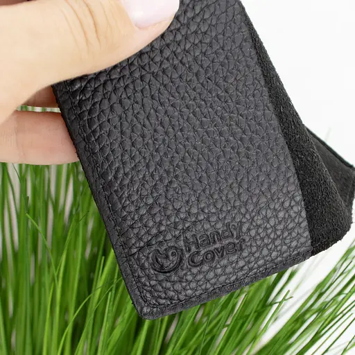 Обложка на паспорт, загранпаспорт кожаная Handycover 0054 черный флотар - фото 4