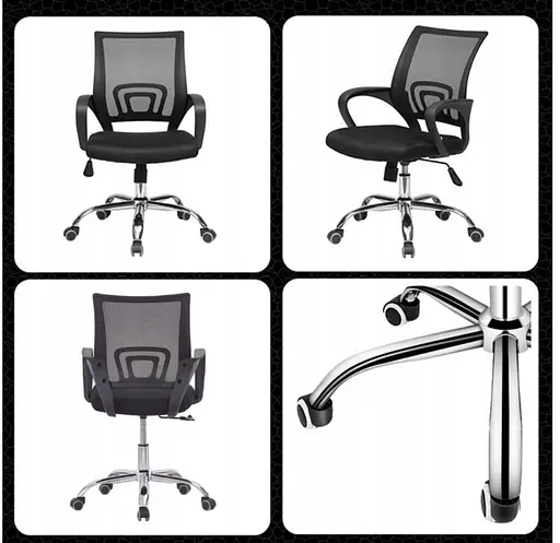 Офисное кресло Care Life Black Mesh (CF-09) - фото 2