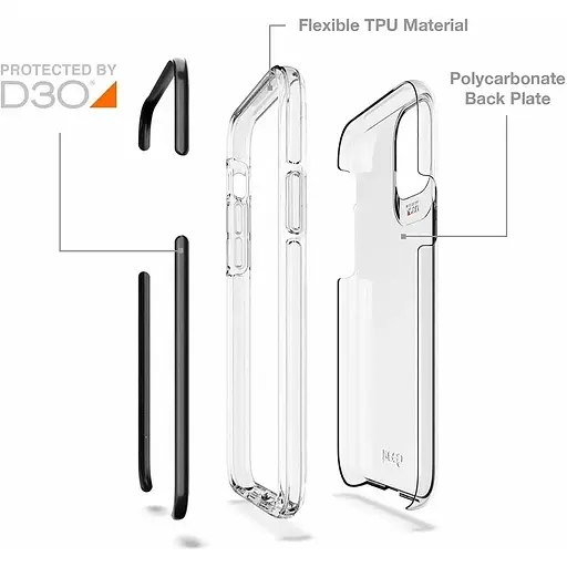 Протиударний чохол Gear4 Piccadilly D3O для Samsung Galaxy S23 (6.1") Black (702010955) - фото 5