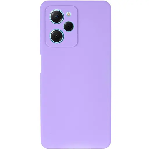 Чохол Silicone Cover Lakshmi Full Camera (AA) для Xiaomi Poco X5 Pro 5G Бузковий / Dasheen - фото 3