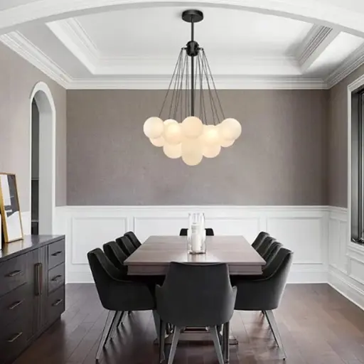 Підвісна люстра Friendlylight Bulb Black FL5131 - фото 1