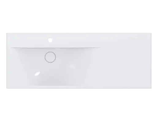 Умивальник Miraggio Viola 1200 L глянсовий 0002660, Білий - фото 2