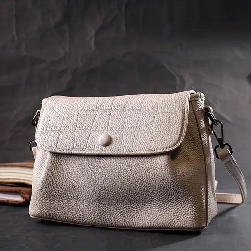 Кожаная сумка женская Vintage 25х17.5х9 см sum0024663 - фото 8