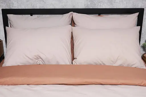 Комплект постільної білизни Moon&Star Бязь Gold Люкс Brown Blanc сімейний 143х210х2 наволочки 2х50х70 - фото 2