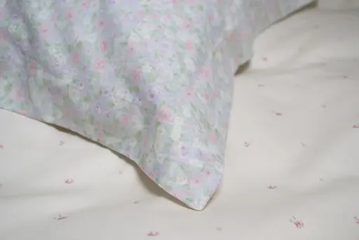 Постельное белье Lotus Home Stasy сатин евро голубое/песочное (svt-2000022346511) - фото 4