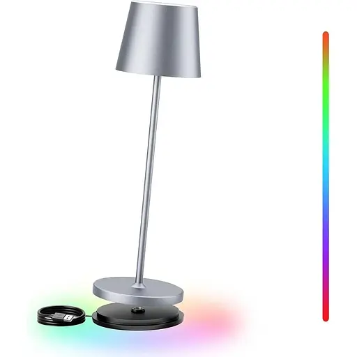 Светодиодная настольная лампа Brightower на сенсорных батарейках с зарядной станцией