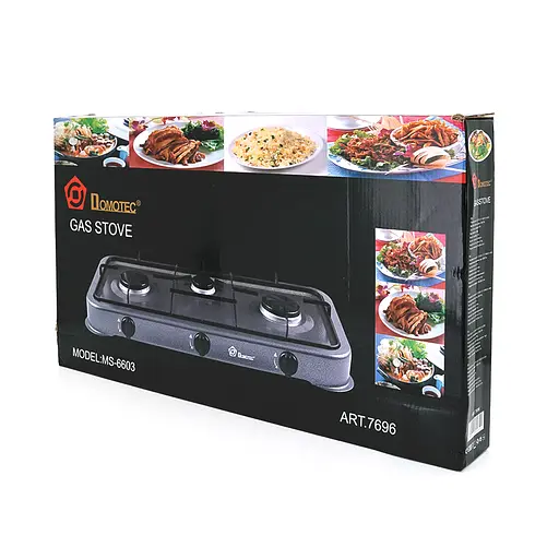 Плита газовая Domotec MS 6603 3 конфорки - фото 2