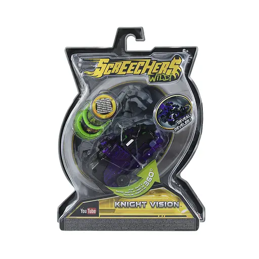 Машинка-трансформер SCREECHERS WILD! L2 - НАЙТВІЖН, EU683129