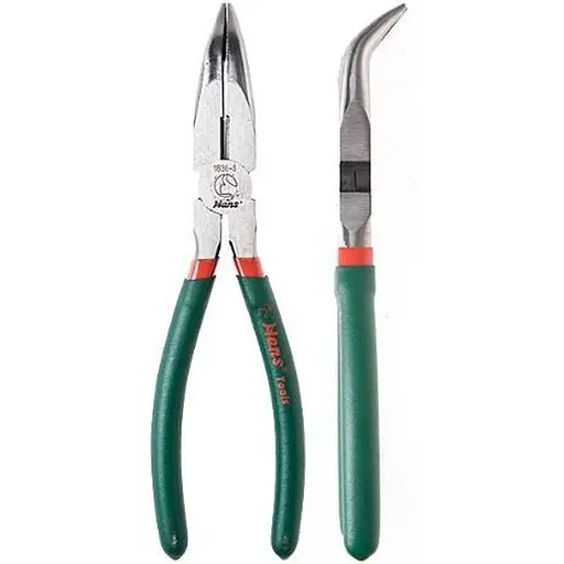 Круглогубці вигнуті Hans 200 мм (1836-8) - фото 1