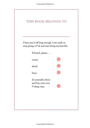 The Life-Changing Magic of Not Giving a F**k* - фото 2