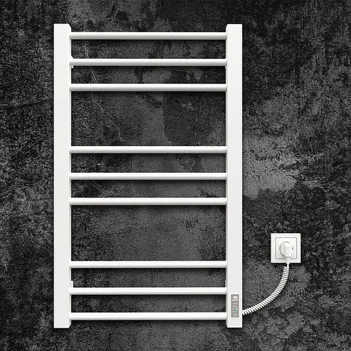 Електрична рушникосушарка Kosser Степ 800x500 ER тайм. білий ДСТ02ERW, Білий матовий, Праве - фото 2